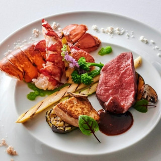 【QUO1万円付】黒毛和牛＆オマール堪能！3万円試食×全館見学