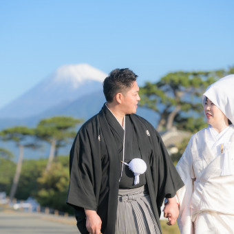 《実例2》富士山を背景にロケーション撮影
