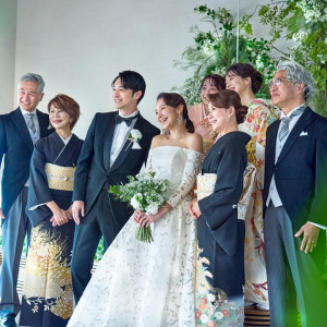 感謝の気持ちを一心に伝えたい家族と人生の特別な1ページに