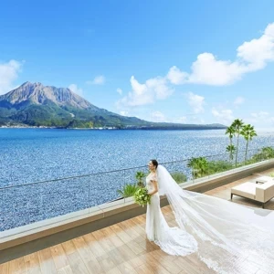 【月1BIG*ドレス66万特典】桜島チャペル×花嫁ALL体験*豪華試食