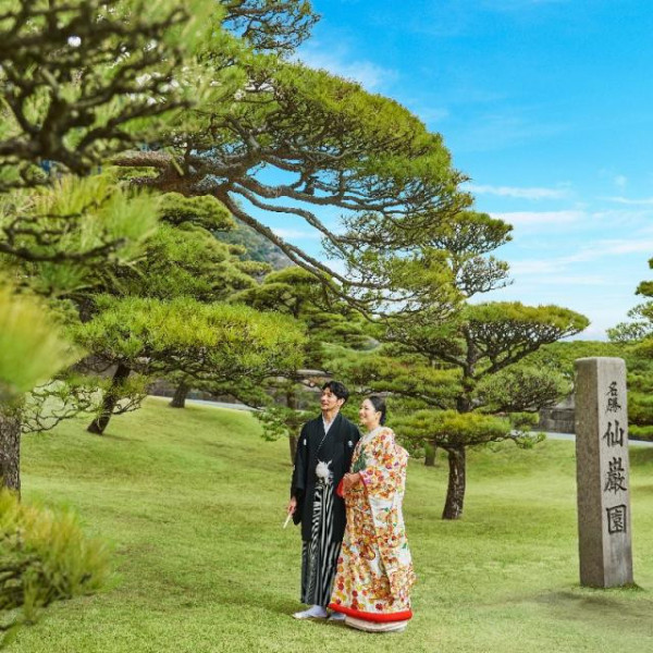 提携神社【柏原神社】にて行う神前式