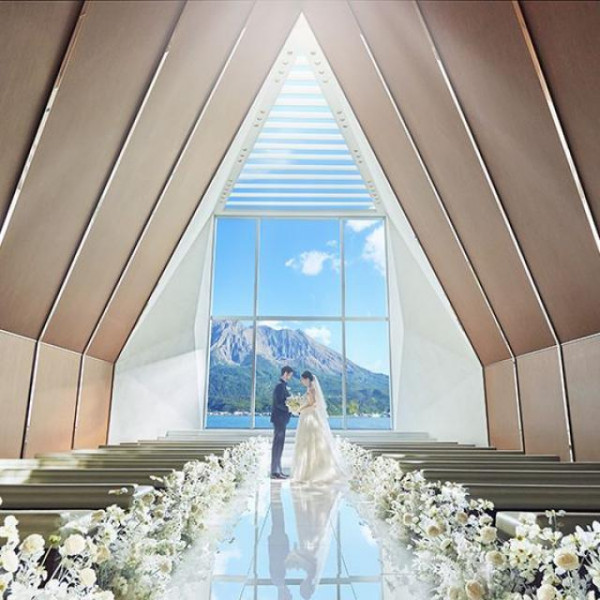 桜島と自然に愛を誓う唯一無二の桜島チャペル