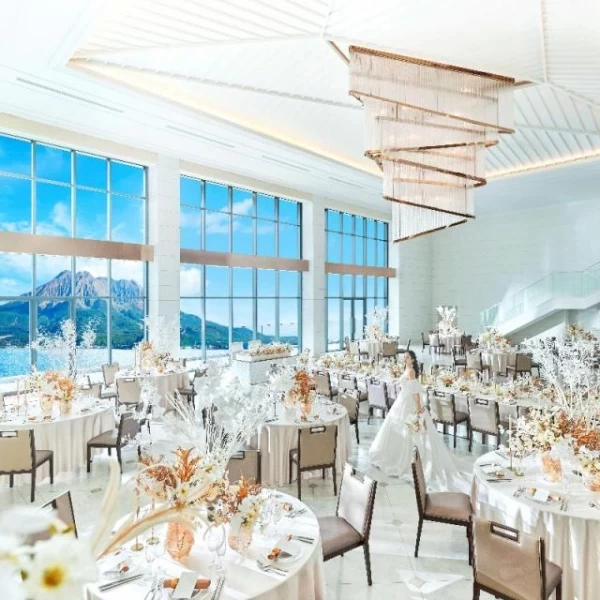 バンケット：メール。桜島を正面に特別な空間、時間をお過ごしください