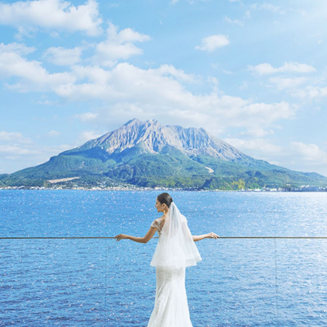 ガーデンウェディング｜THE BAYSUITE SAKURAJIMA TERRACE（ザベイ