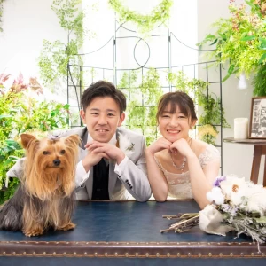 【披露宴会場内ペットOK】大切なペットと一緒に結婚式を挙げられる♪