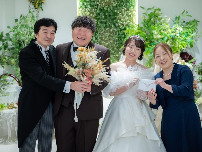 おふたりとご両親だけでのお食事や挙式のみも大歓迎!