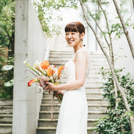 ブーケもヘルシーなスタイルに