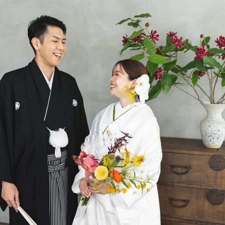 〈IWAIの和婚〉伝統と現代が融合した、*和style。美しいロケーションと心温まる演出で、思い出に残る一日に。和と洋どちらも取り入れることも可能です。思いのままに・・|IWAI OMOTESANDO(イワイ オモテサンドウ)の写真(57524688)