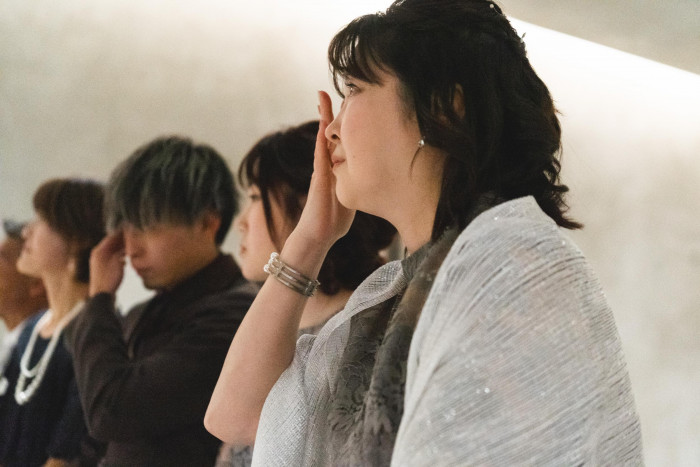 感動が涙をさそいます