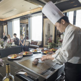 最高のタイミングでシェフ自慢の料理が振舞われる。
料理を重視したい!そんなふたりの想いを叶える充実の設備