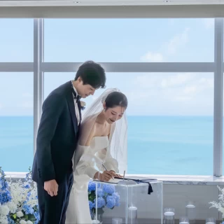 直筆サイン刻印「ガラスの結婚証明書」20％OFF