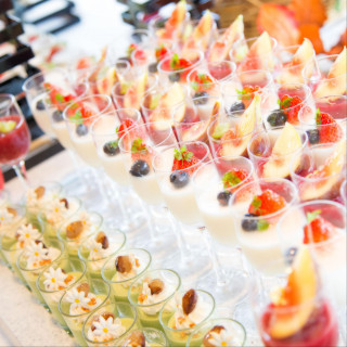 【人気演出から選べる特典】デザートビュッフェ/プロフィール動画/ウェルカムボード