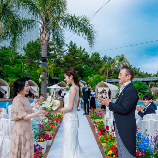 プールガーデンでの挙式も可能に