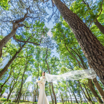 街の喧騒から離れた非日常感が、特別な日をいっそう特別なものに