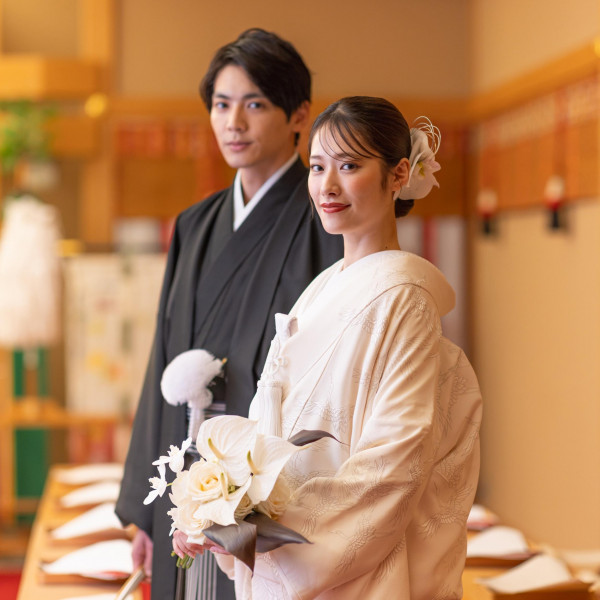 厳かな雰囲気での和装のフォトも大人気