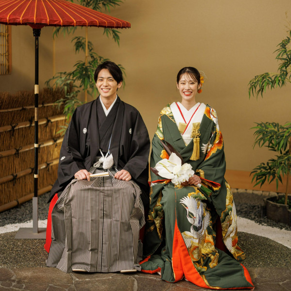 数寄屋造りの日本情緒溢れる空間で思い出に残る記念写真を
