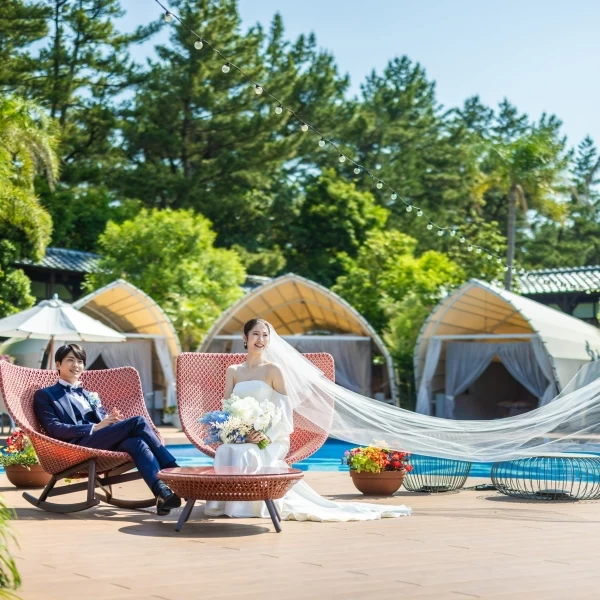 どこを切り取っても絵になる場所が広がるのも当館の魅力。たくさんのフォトスポットをご案内しています。