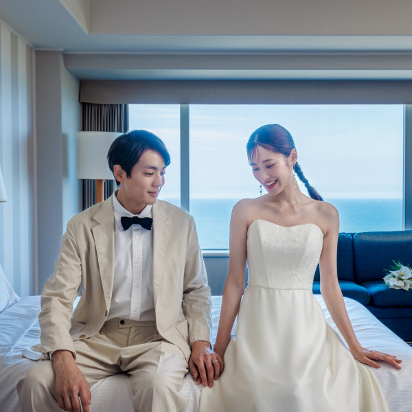 オーシャンビューの絶景を独り占めできるスイートルームをご堪能ください