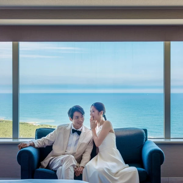 挙式時のゲスト宿泊（ツインルーム）2部屋、新郎新婦のスイートルーム宿泊をプレゼント