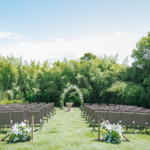 まるで洋画のワンシーンのようなプライベート感のある挙式会場|葛西臨海公園ウエディング Denim-デニム-の写真(57156952)