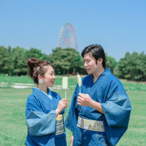 和装の前撮りにもおすすめです|葛西臨海公園ウエディング Denim-デニム-の写真(41676530)