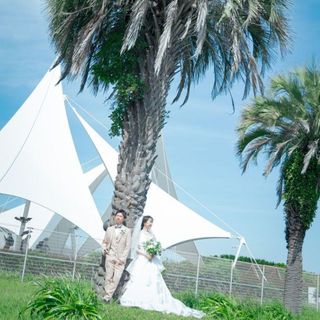 \人気No1/海のガーデン体感&無料試食!衣装20万オフ*来館1万特典
