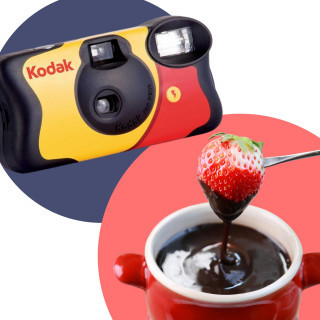 【2/14＆15限定】選べるギフト！〘スペシャルバレンタインデザート〗or〘インスタントカメラ〗