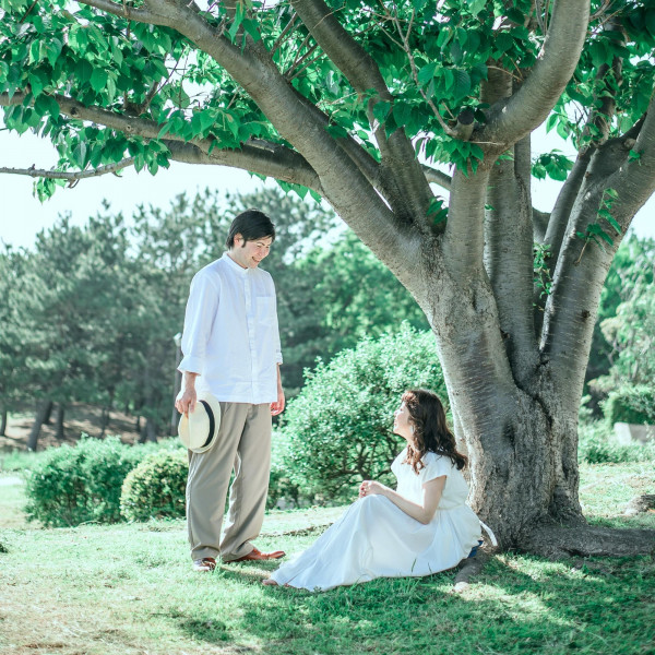 公園内の数々の場所で撮影させていただきます！