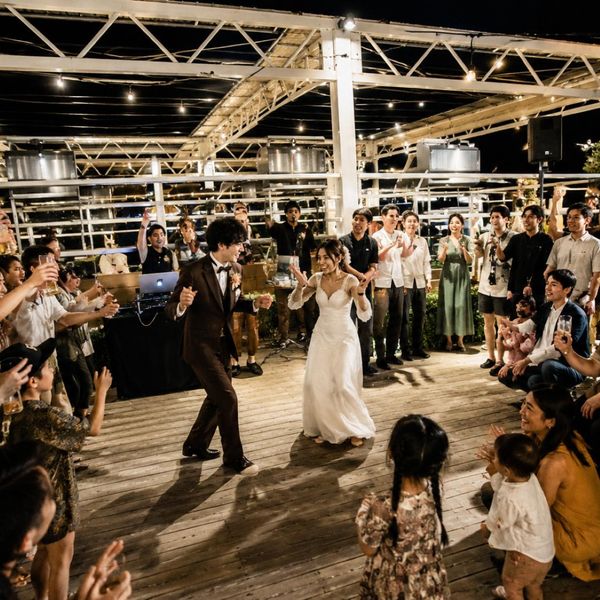ナイトパーティーはダンスや音楽、ムービー、ゲームなど盛り上がれる演出も魅力|葛西臨海公園ウエディング Denim-デニム-の写真(62235551)