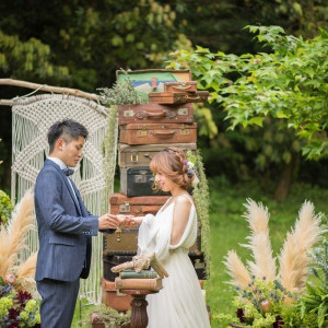 ガーデンでは開放的で自由な結婚式を。|ガーデンテラス福岡ホテル&リゾートの写真(10500393)