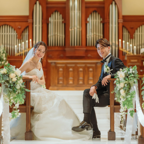 前撮りも人気な大聖堂