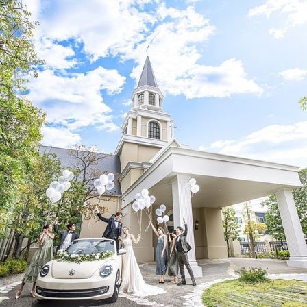 セントグローリア大聖堂◆ガーデンでアフターセレモニーを|アールベルアンジェ四日市の写真(10529094)