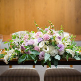 高砂席の卓上装花の一例です