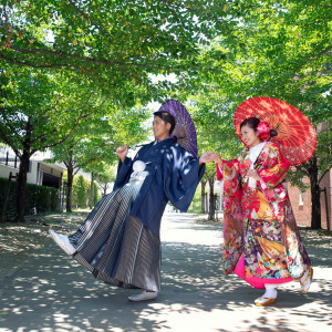 和装に着替えて素敵な一枚|Wグランラセーレ岡山の写真(5940708)