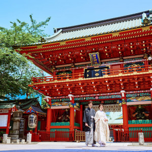 荘厳な神社・日本らしい風景と共に、心に残るフォトウエディング