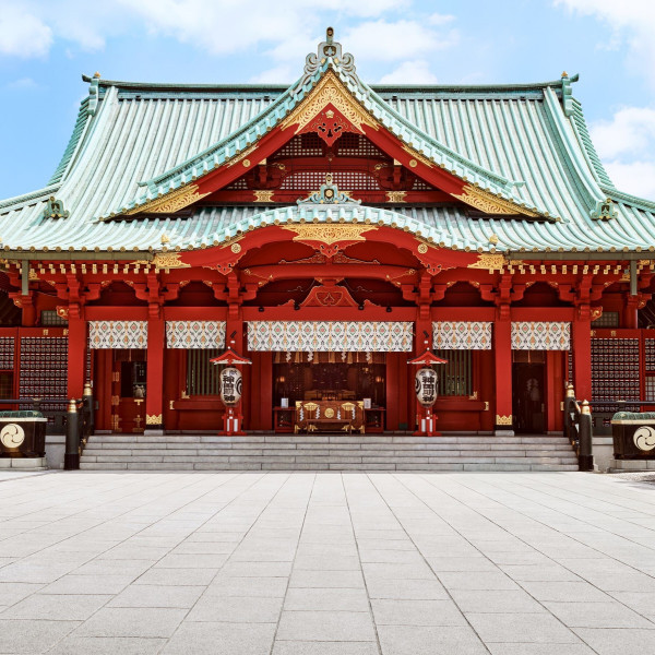 730年奈良時代に創建された『神田明神』挙式会場となる社殿には84名まで参列が可能