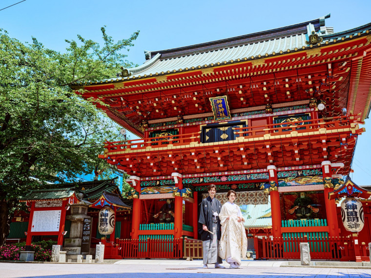 荘厳な神社・日本らしい風景と共に、心に残るフォトウエディング