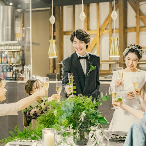 披露宴会場|KITAHAMA W(キタハマダブリュー)の写真(56645382)