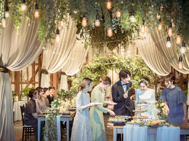 ゲストと近い距離感で楽しむパーティー