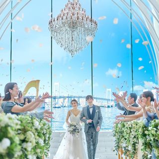 【豪華180万特典*】海と空の感動チャペル×貸切リゾートW体験