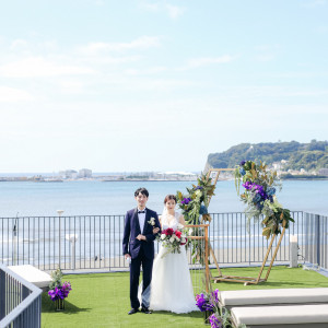 目の前に広がる海の穏やかな波音に包まれて|HOTEL AO KAMAKURA（ホテル 青 鎌倉）の写真(26323767)