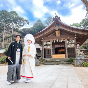 挙式スタイル-神前式【宝満宮竈門神社】|HOTEL CULTIA 太宰府（ホテルカルティアダザイフ）の写真(13750308)