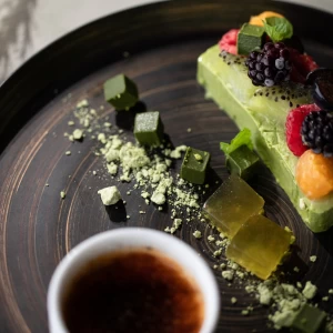 八女茶を贅沢に使用したデザートなど、地産地消にこだわってご用意|HOTEL CULTIA 太宰府(ホテルカルティアダザイフ)の写真(23476044)