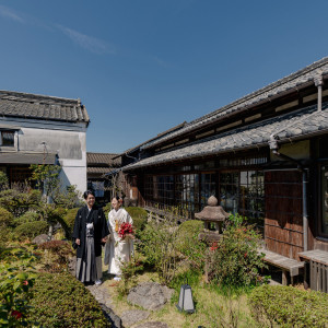 貸切和庭園でのガーデン挙式も可能。|HOTEL CULTIA 太宰府（ホテルカルティアダザイフ）の写真(52964458)