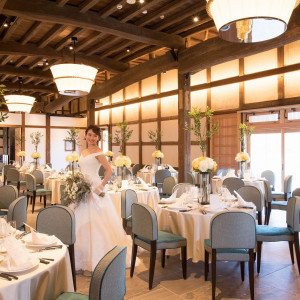 木のぬくもりに包まれたパーティー会場|佐原商家町ホテル NIPPONIA（サワラショウカマチホテルニッポニア）の写真(14465571)