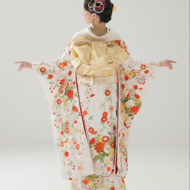 希少 70年前の花嫁衣装 色打掛 昭和初期 - 着物
