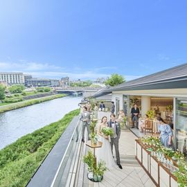 1万GIFT×ペア食事券【京フレンチ試食】鴨川の絶景×1組貸切邸宅W