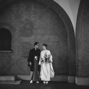 和も洋も映えるモダン建築。