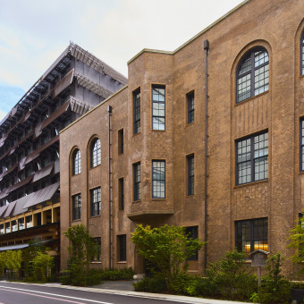 1920年代に誕生した煉瓦造りの保存棟は、登録有形文化財です。