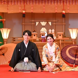 館内やロケでの前撮りが叶う◎好きな衣装と場所で思い出を残そう